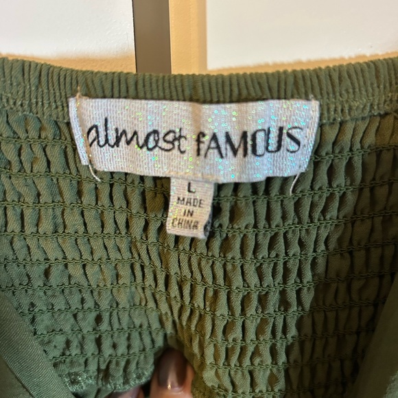 Almost Famous Olive Midi Dress - Picture 5 of 5